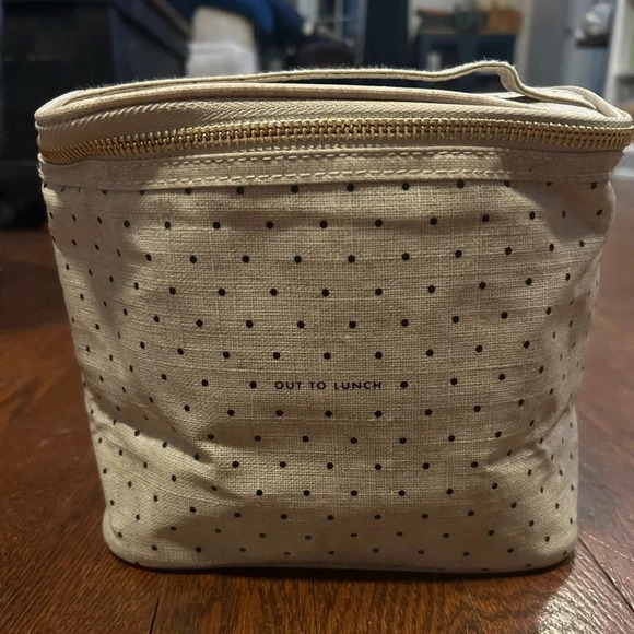 CLOSET CLOSING! LAST CHANCE Kate Spade Lunch Bag “out To Lunch” Coated tote - Picture 1 of 6